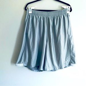 Nike Men's Light Gray Athletic Basketball Shorts Size XXL